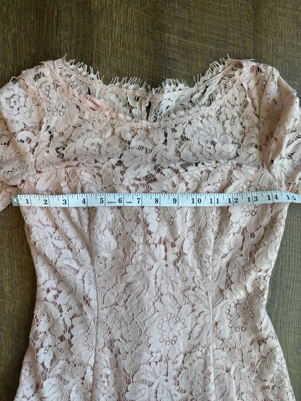 Eliza J Women’s Blush Pink Lace Dress Size 0 - Picture 7 of 13